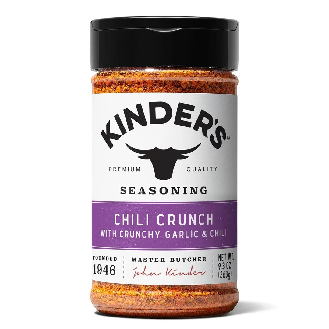 Kinders Chili Crunch Seasoning 9.3 Ounce Image 1