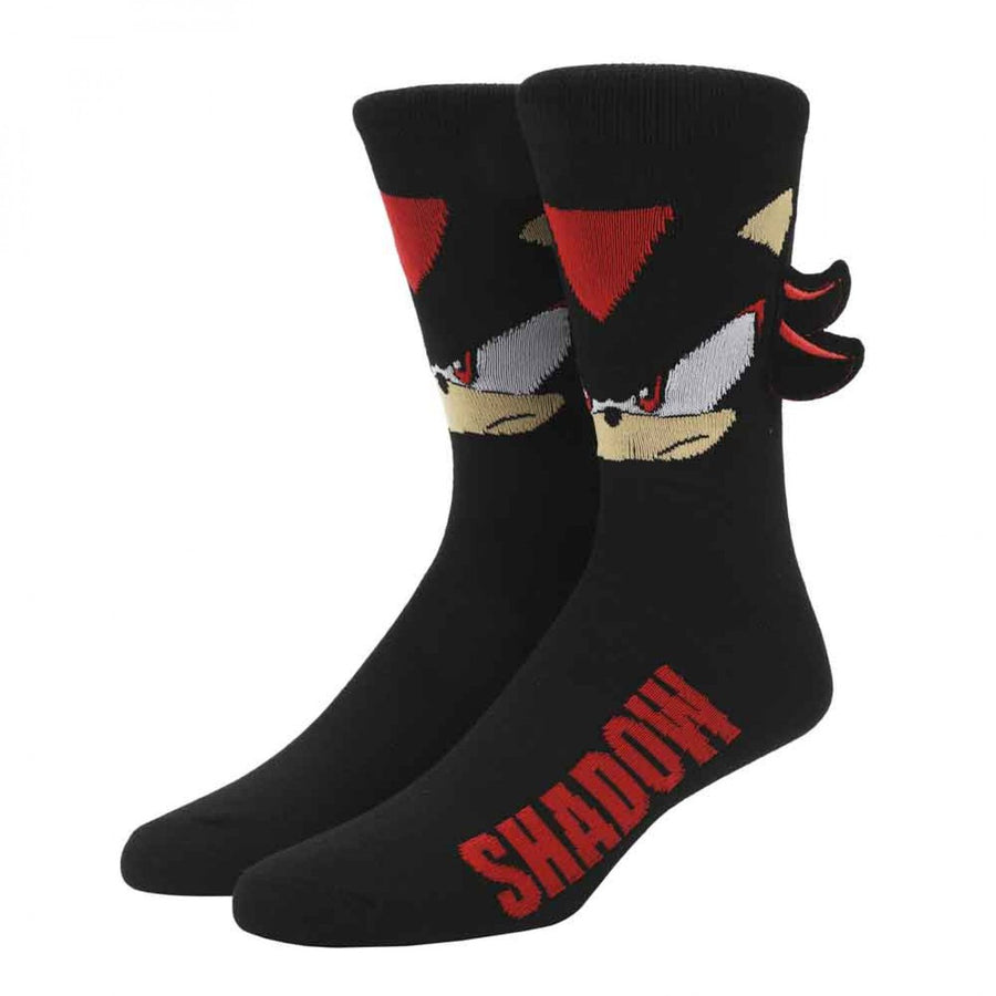 Sonic the Hedgehog Shadow 3D Felt Attachment Socks Image 1