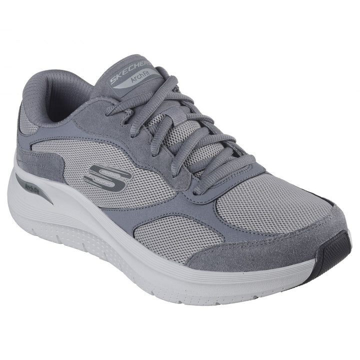 Skechers Mens Arch Fit 2.0 - The Keep Sneaker Grey - 232702-GRY Grey Image 2