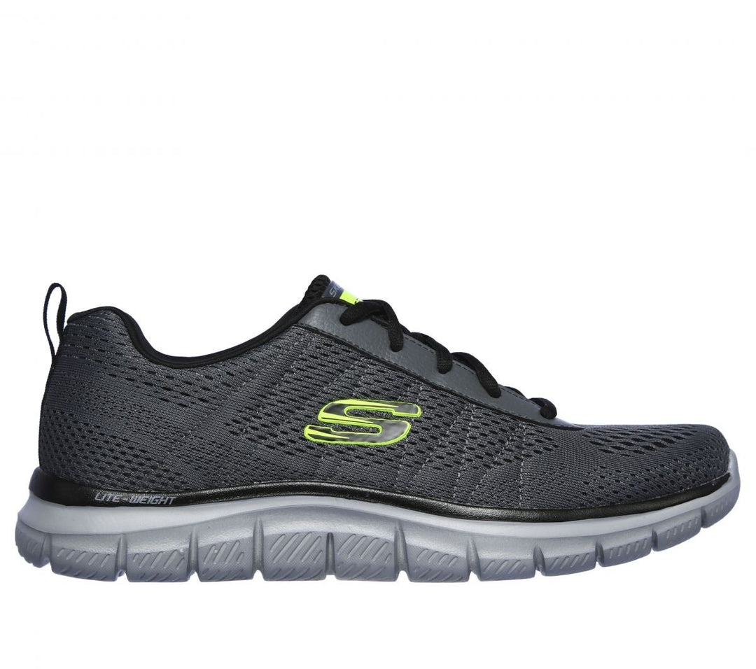 Skechers Mens Track - Moulton Sneaker Charcoal/Black - 232081-CCBK CHARCOAL BLACK Image 1