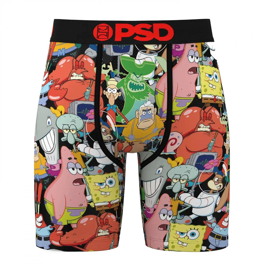 SpongeBob SquarePants Cast Collage PSD Boxer Briefs Image 1