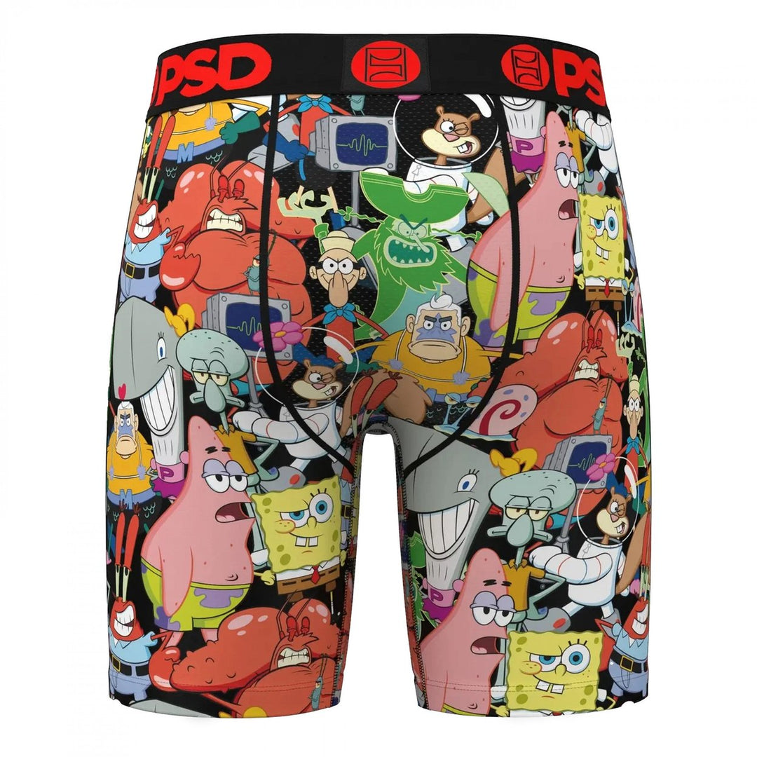 SpongeBob SquarePants Cast Collage PSD Boxer Briefs Image 3