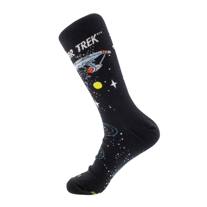 Star Trek Space Travel and Ship Crew Socks Image 3