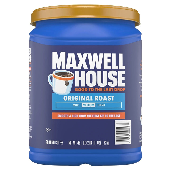 Maxwell House Original Roast Medium Ground Coffee 43.1 Ounce Image 1