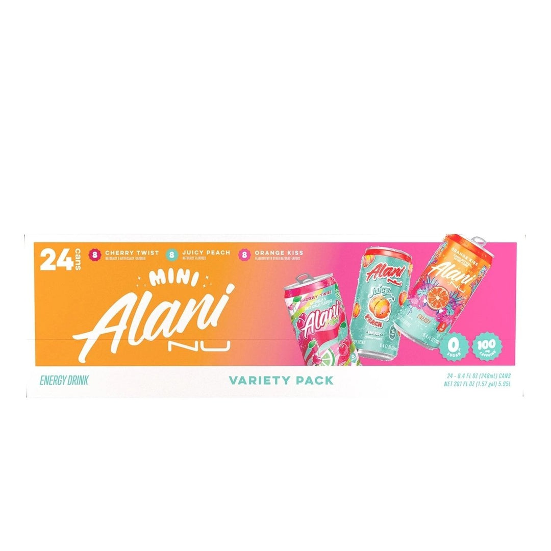 Alani Nu Mini Energy Variety Pack 8.4 Fluid Ounce (Pack of 24) Image 1