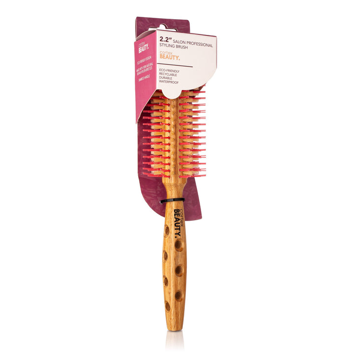 2.2" Pink Salon Professional Styling Brush Image 1