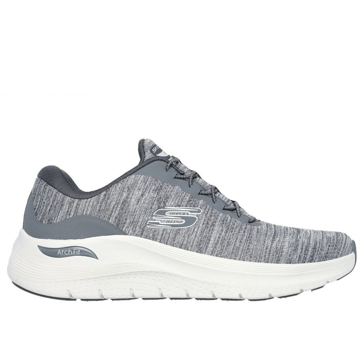 Skechers Mens Arch Fit 2.0 - Upperhand X-Wide Sneaker Grey - 232709-GRY Grey Image 1