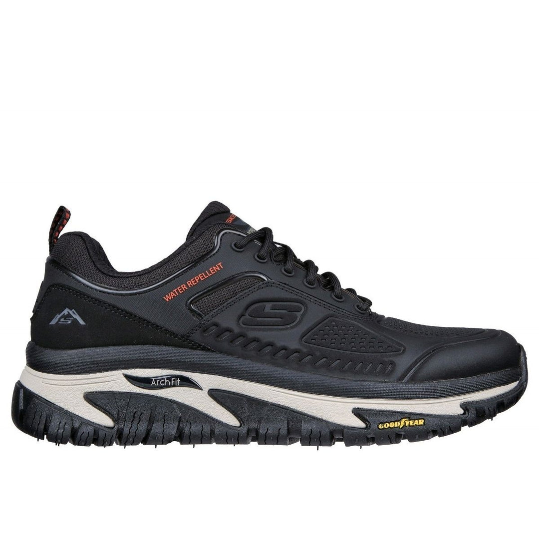 Skechers Mens Arch Fit Road Walker - Recon Sneaker Black - 237333-BLK BLACK Image 1