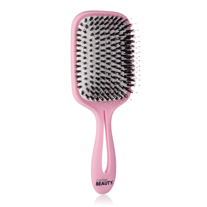 3.5" Pink Recycled Professional Detangling Brush Image 2