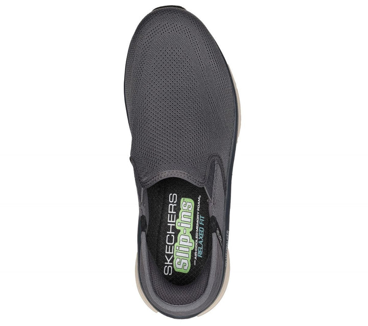 Skechers Womens Slip-ins RF: DLux Walker - Orford Slip-On Sneaker Charcoal - 232455-CHAR CHARCOAL Image 3