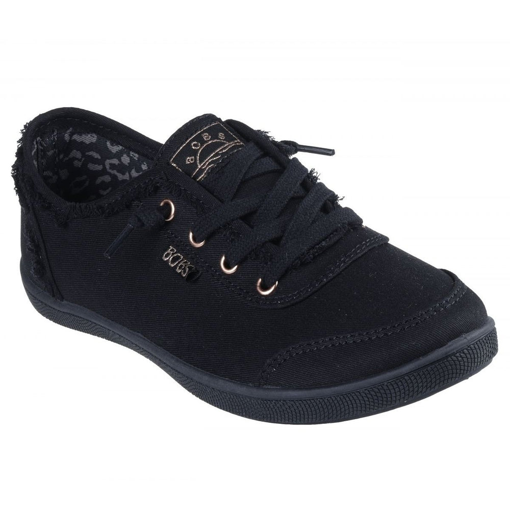 Skechers Womens BOBS B Cute Sneaker Black/Black - 33492-BBK BBK Image 2