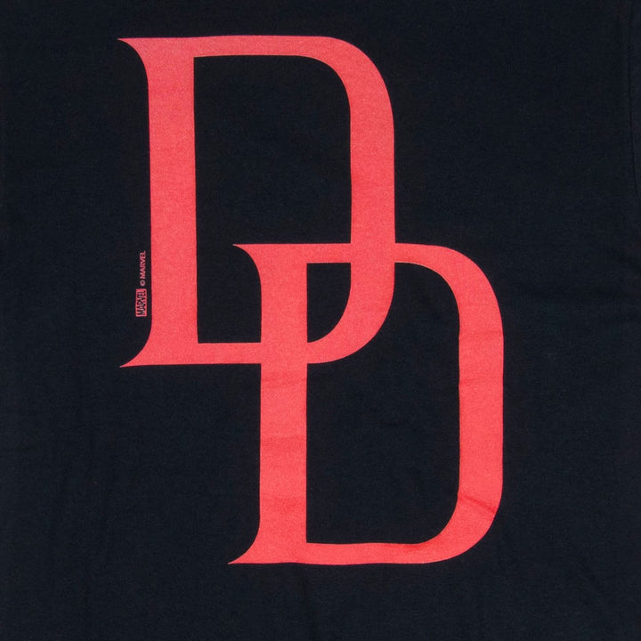 Daredevil Classic Logo Red on Black T-Shirt Image 2