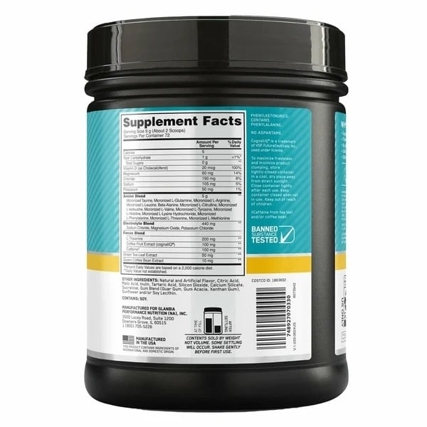 Optimum Nutrition Essential Amino Energy + Electrolytes Tiki Twist 1.42 Pounds Image 2