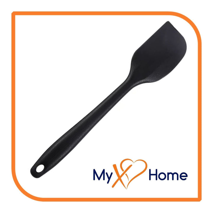 11" Black Silicone Spatula by MyXOHome (1 2 4 or 6 Spatulas) Image 2