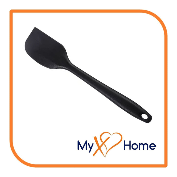 11" Black Silicone Spatula by MyXOHome (1 2 4 or 6 Spatulas) Image 3