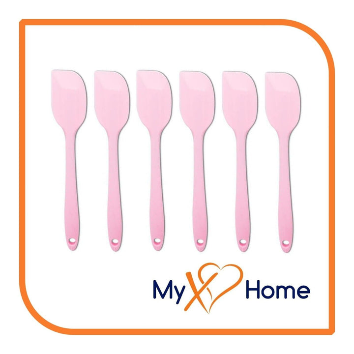 11" Pink Silicone Spatula by MyXOHome (1 2 4 or 6 Spatulas) Image 1