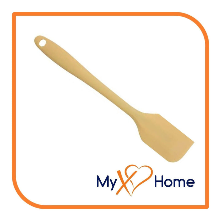 11" Pastel / Nordic Yellow Silicone Spatula by MyXOHome (1 2 4 or 6 Spatulas) Image 4