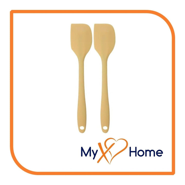 11" Pastel / Nordic Yellow Silicone Spatula by MyXOHome (1 2 4 or 6 Spatulas) Image 1