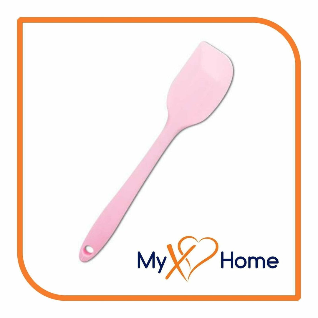 11" Pink Silicone Spatula by MyXOHome (1 2 4 or 6 Spatulas) Image 1