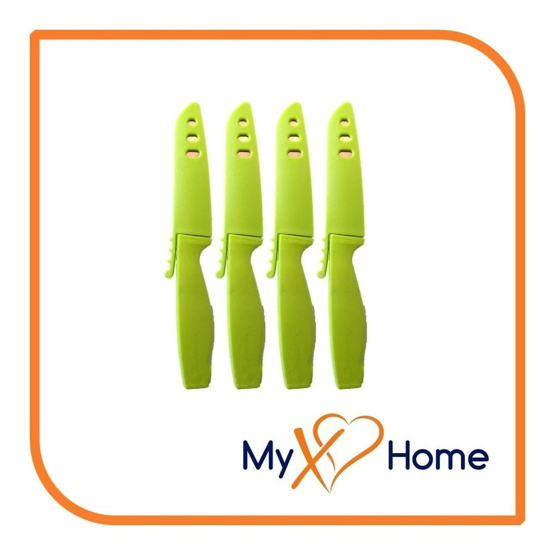 8" Green Silicone Knife by MyXOHome (1 2 4 or 6 Knives) Image 1