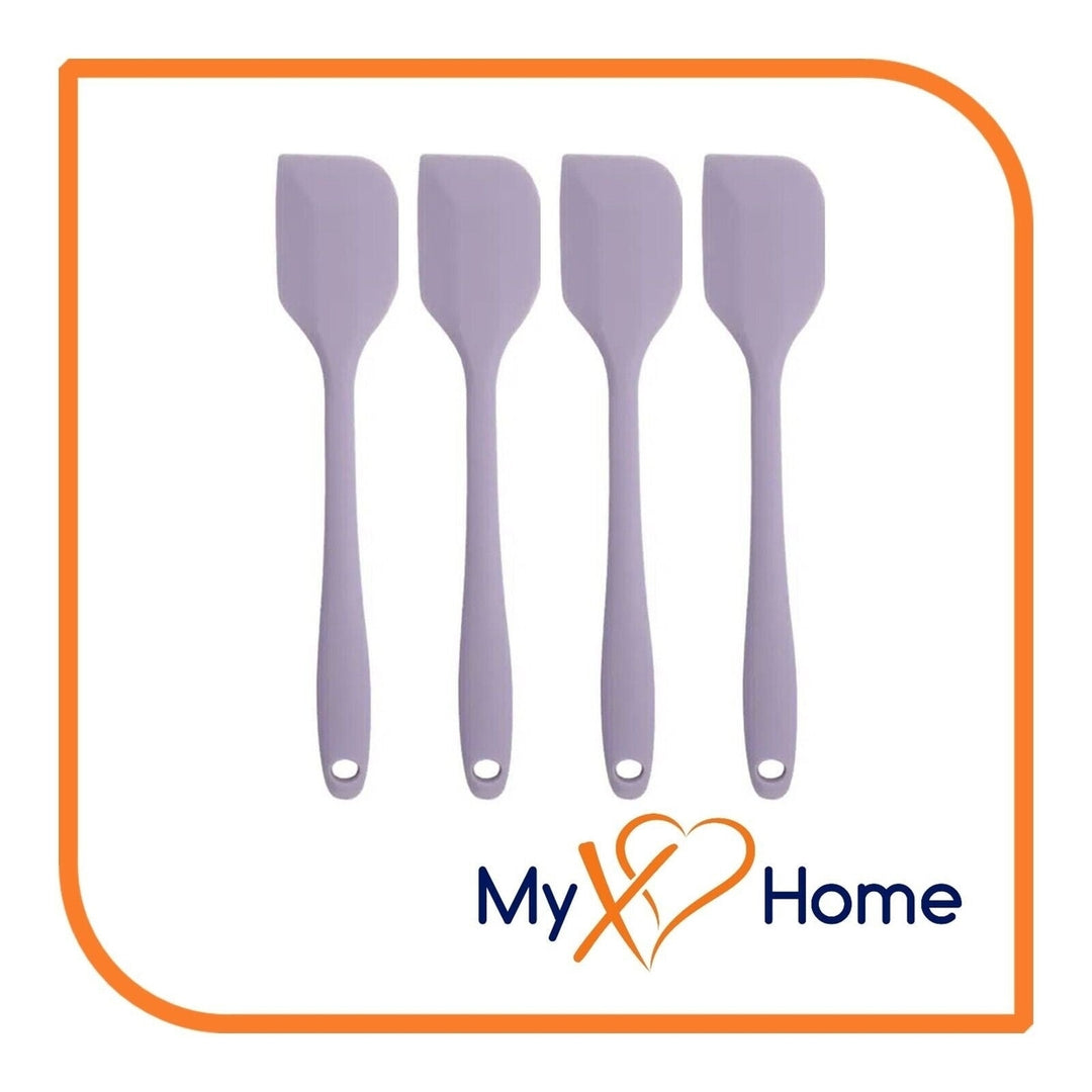 8" Lavander / Nordic Purple Silicone Spatula by MyXOHome (1 2 4 or 6 Spatulas) Image 1