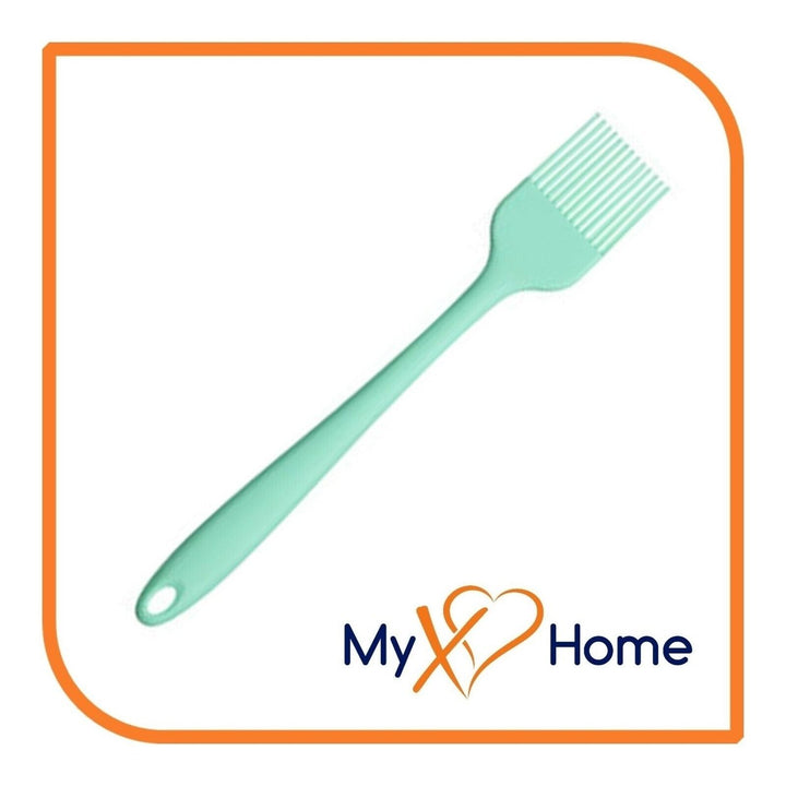 8" Pastel Green Silicone Basting Brush by MyXOHome (1 2 4 or 6 Brushes) Image 1