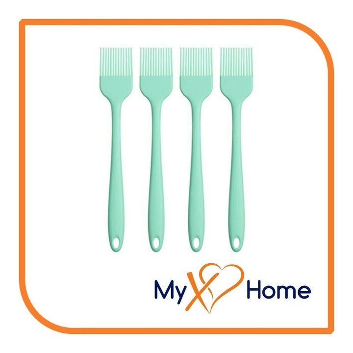 8" Pastel Green Silicone Basting Brush by MyXOHome (1 2 4 or 6 Brushes) Image 4