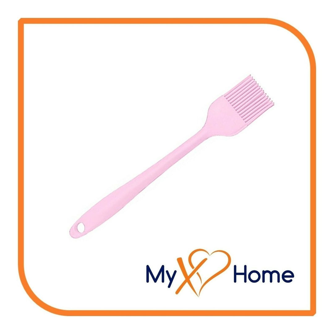 8" Pink Silicone Basting Brush by MyXOHome (1 2 4 or 6 Brushes) Image 2