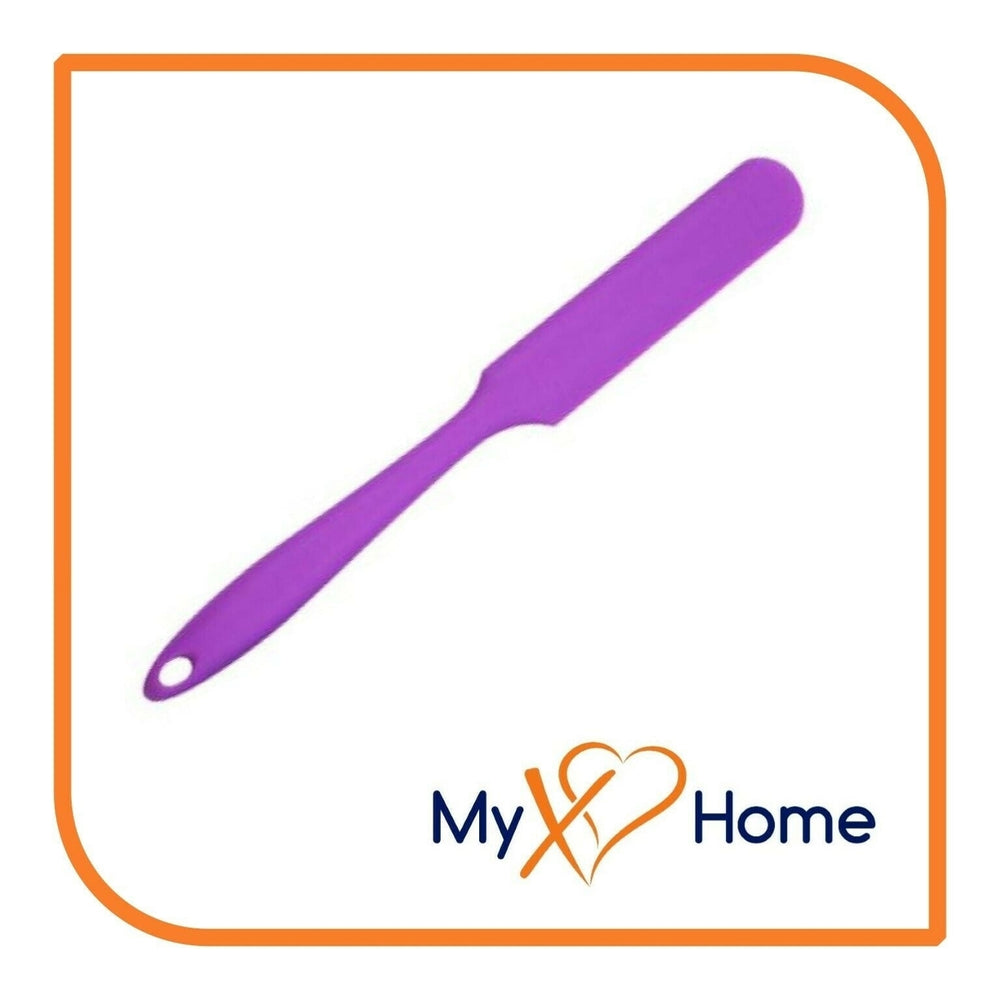 9.5" Purple Silicone Frosting Knife by MyXOHome (1 2 4 or 6 Frosting Knives) Image 2