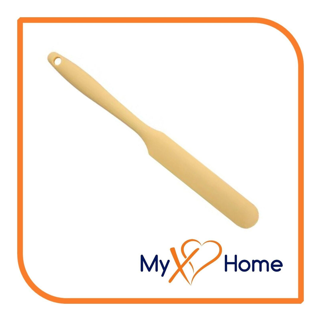 9.5" Pastel Yellow Silicone Frosting by MyXOHome (1 2 4 or 6 Frosting Knives) Image 4