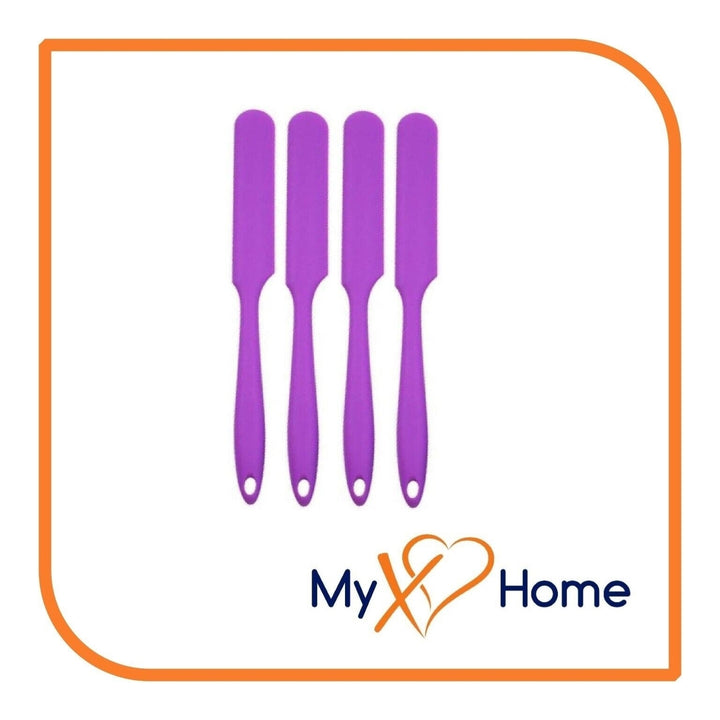 9.5" Purple Silicone Frosting Knife by MyXOHome (1 2 4 or 6 Frosting Knives) Image 4