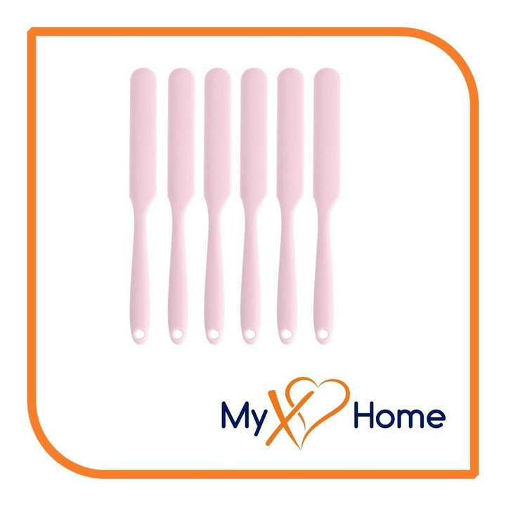 9.5" Pink Silicone Frosting Knife by MyXOHome (1 2 4 or 6 Frosting Knives) Image 1