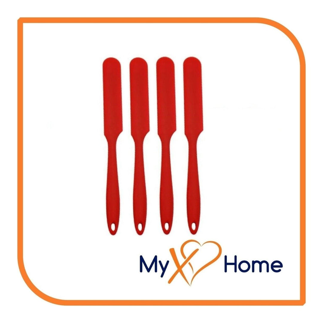 9.5" Red Silicone Frosting Knife by MyXOHome (1 2 4 or 6 Frosting Knives) Image 1