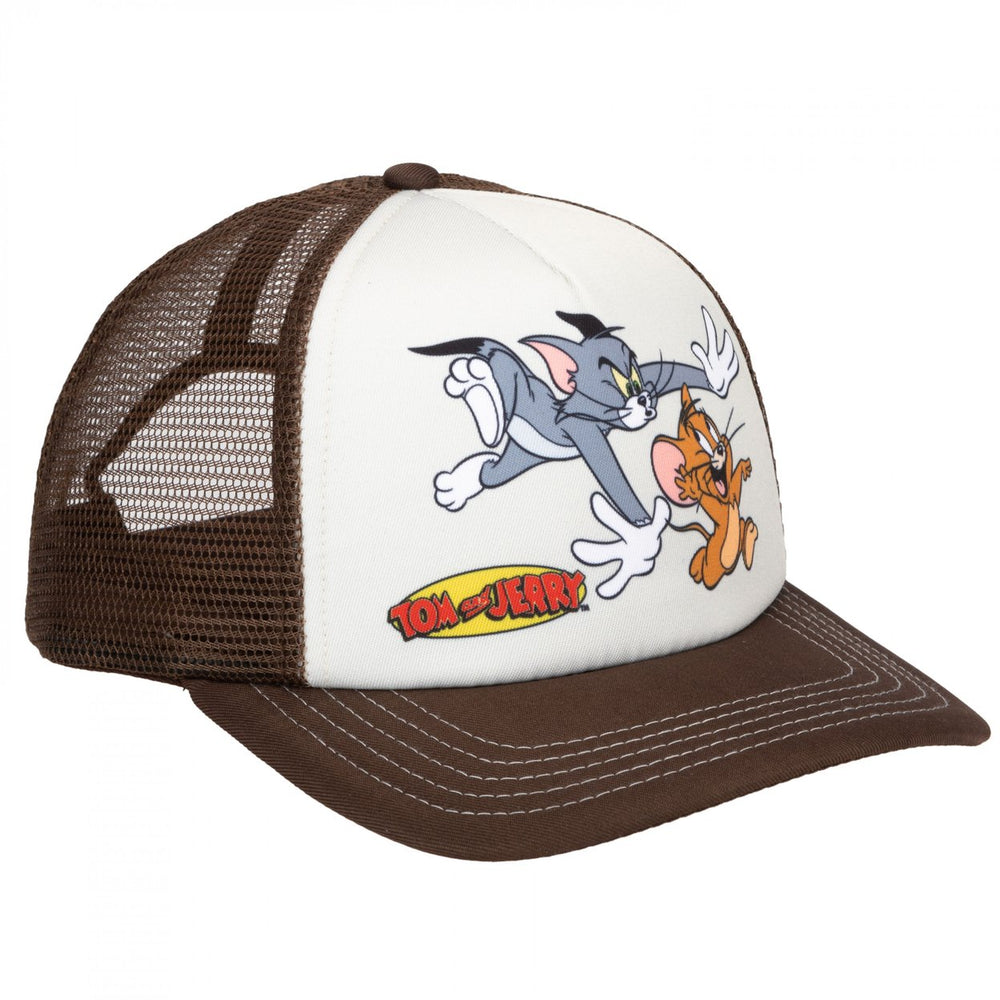 Tom and Jerry Chase Snapback Trucker Hat Image 2