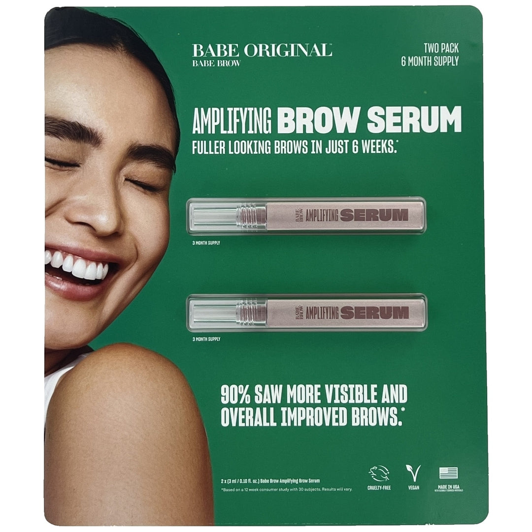 Babe Original Amplifying Brow Serum 3ml (Pack of 2) Image 3