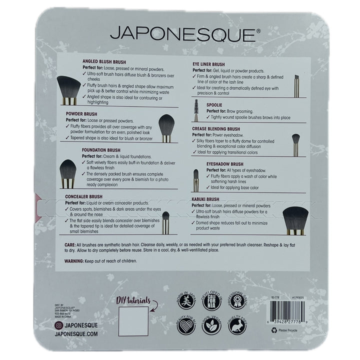 Japonesque 6 Piece Essentials Brush Set Image 4