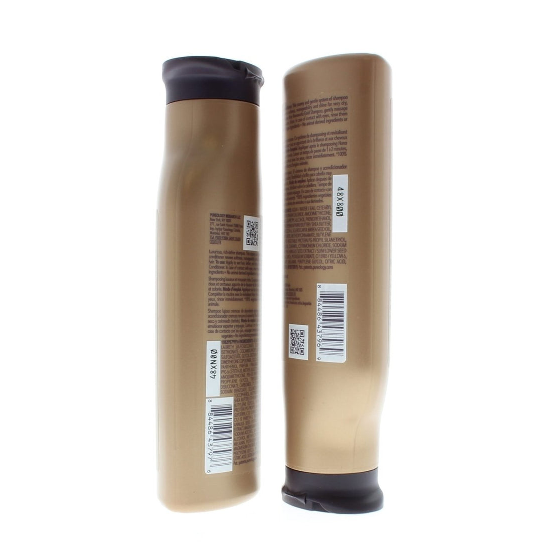 Pureology Nanoworks Gold Shampoo and Conditioner Combo 9oz/266ml Image 3