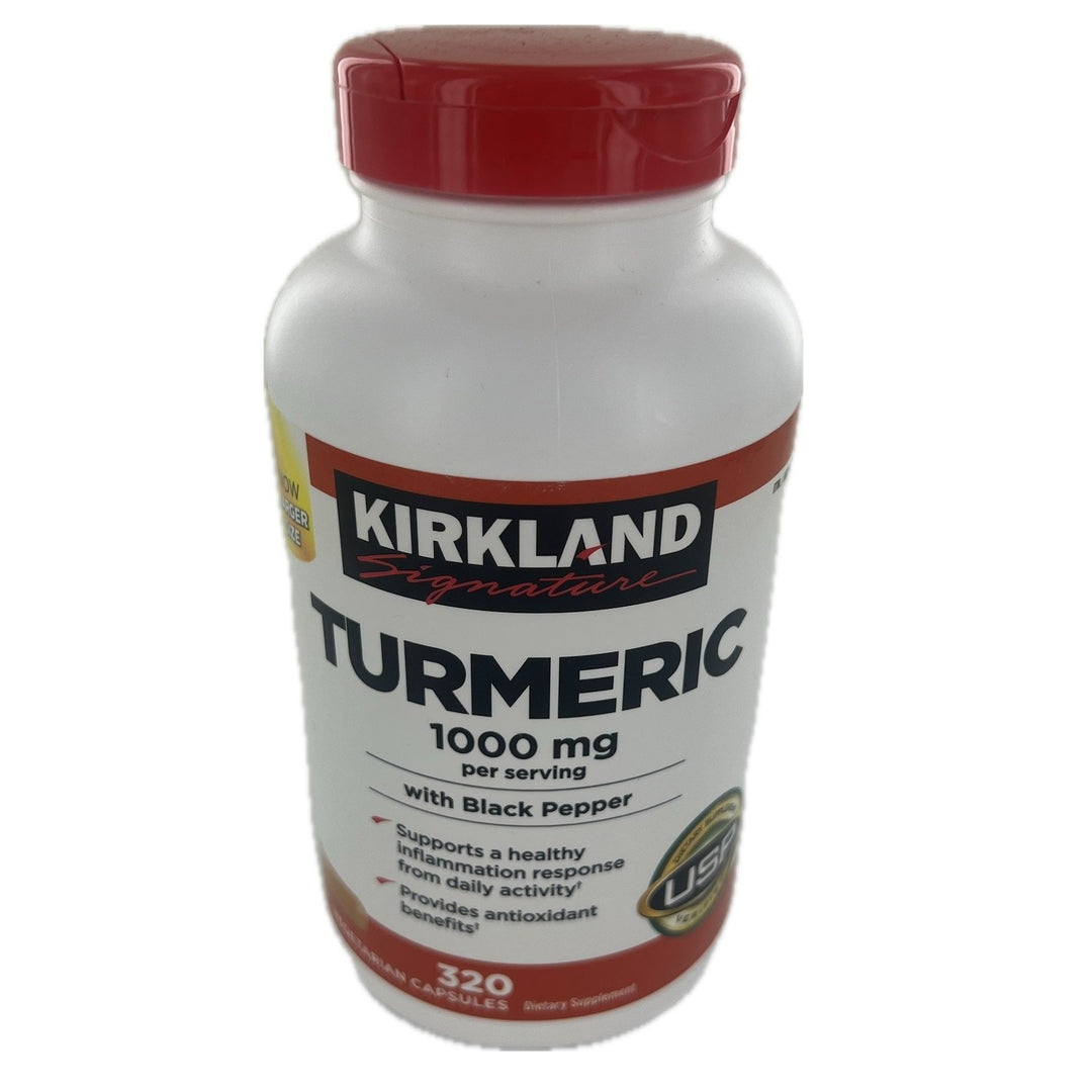 Kirkland Signature Turmeric with Black Pepper 1000mg (320 Count) Image 4