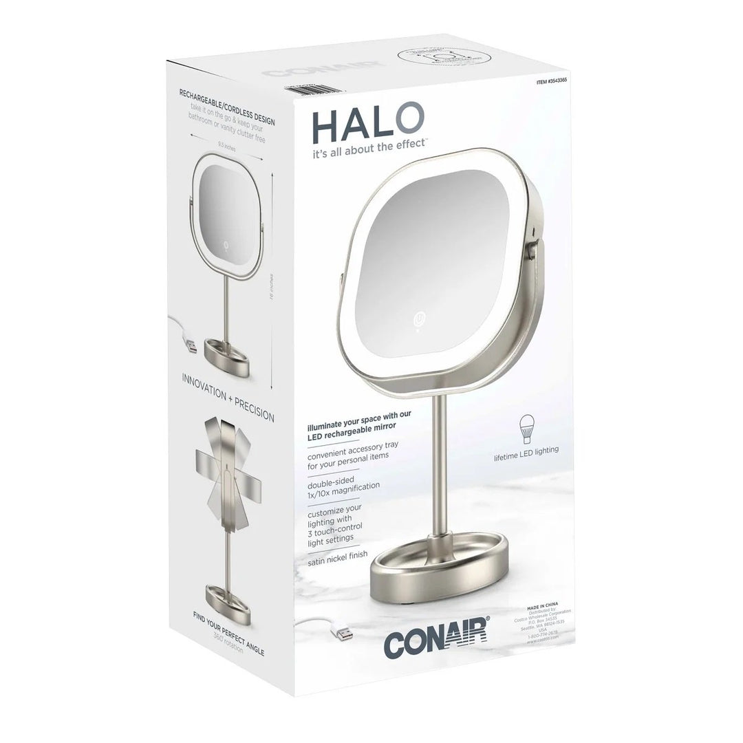 Conair LED Double-Sided 1x/10x Vanity Mirror Image 4