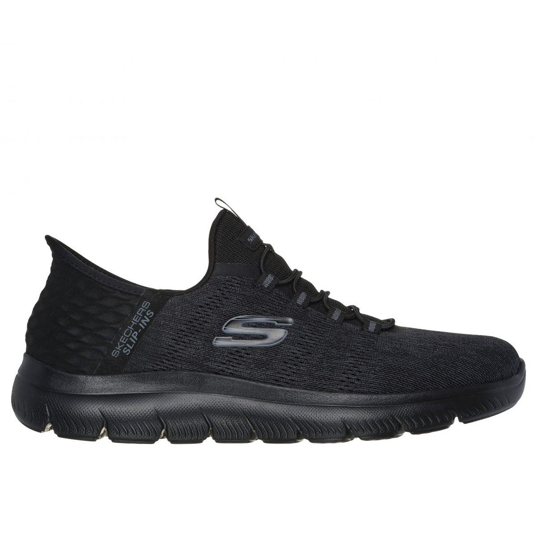 Skechers Mens Slip-ins: Summits - Key Pace Sneaker Black/Black - 232469-BBK black/black Image 1