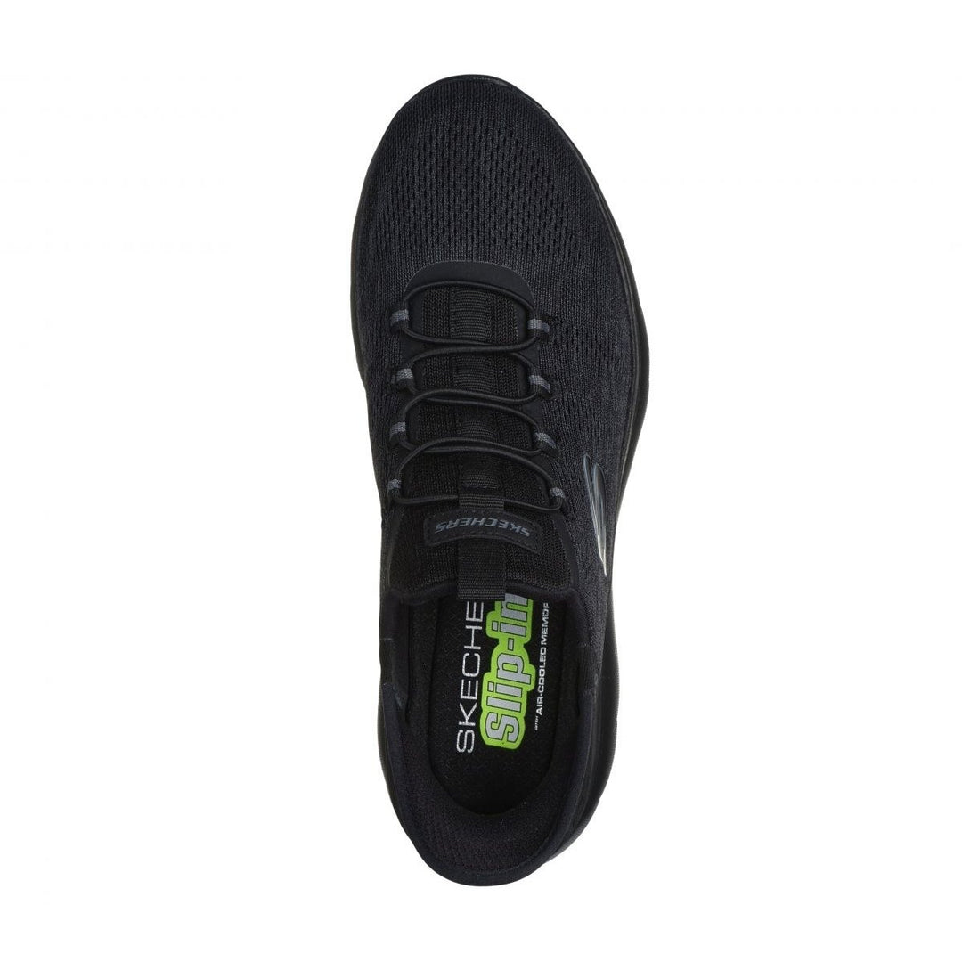 Skechers Mens Slip-ins: Summits - Key Pace Sneaker Black/Black - 232469-BBK black/black Image 3