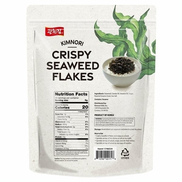 Kimnori Crispy Seaweed Flakes 4.23 Ounce Image 2