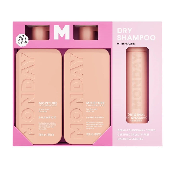 Monday Moisture Shampoo Conditioner and Dry Shampoo Set Image 4