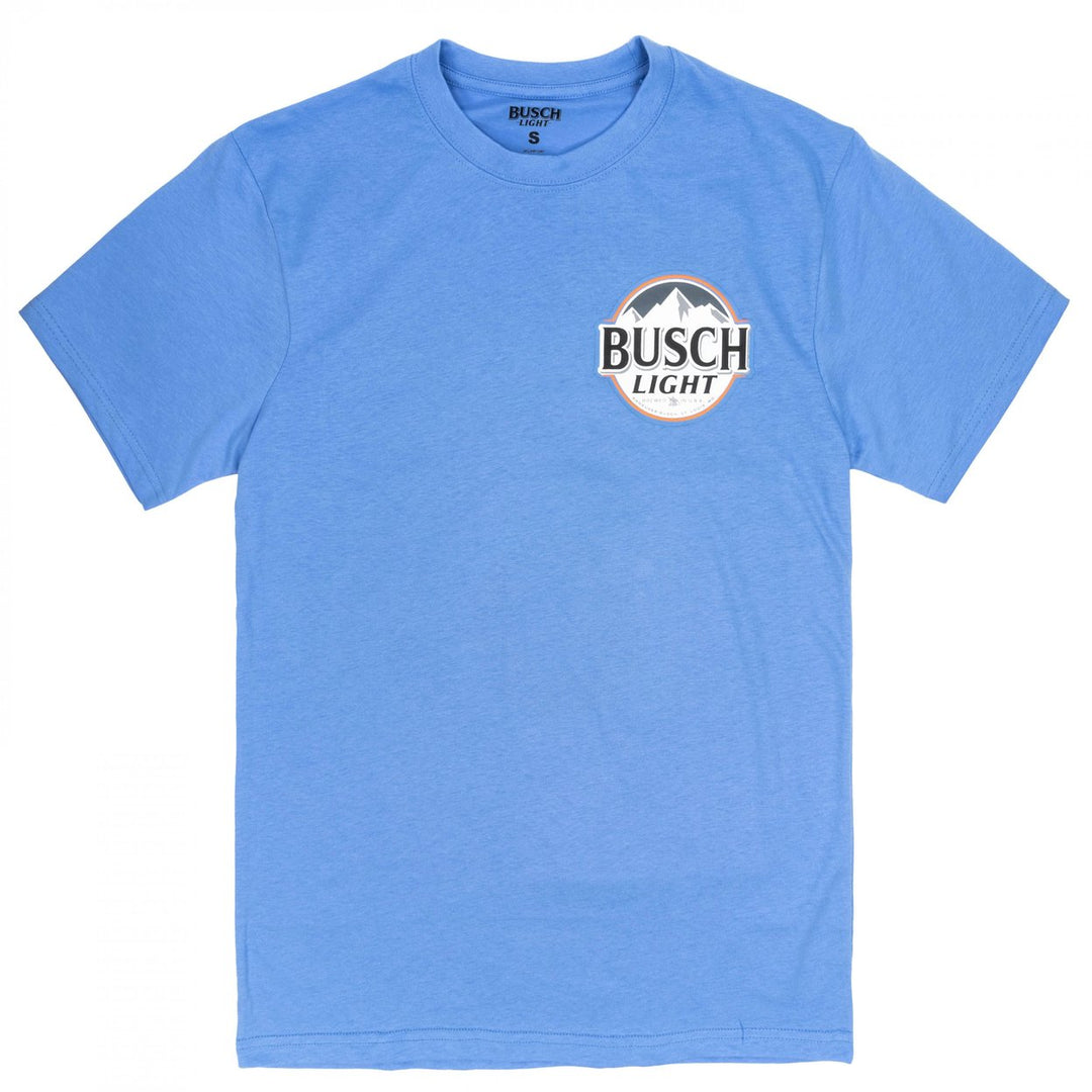 Busch Light Country Music and Beer Front and Back Print T-Shirt Image 2