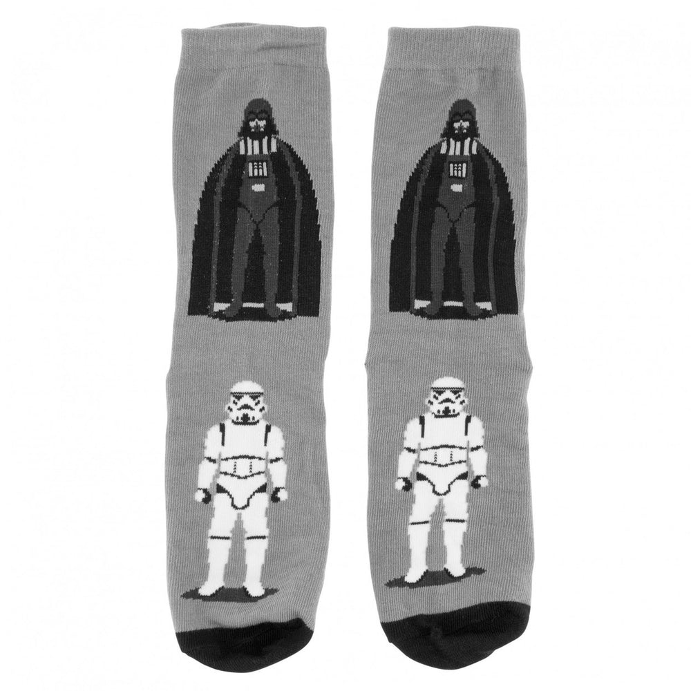 Star Wars Darth Vader and Stormtroopers Crew Socks Image 2