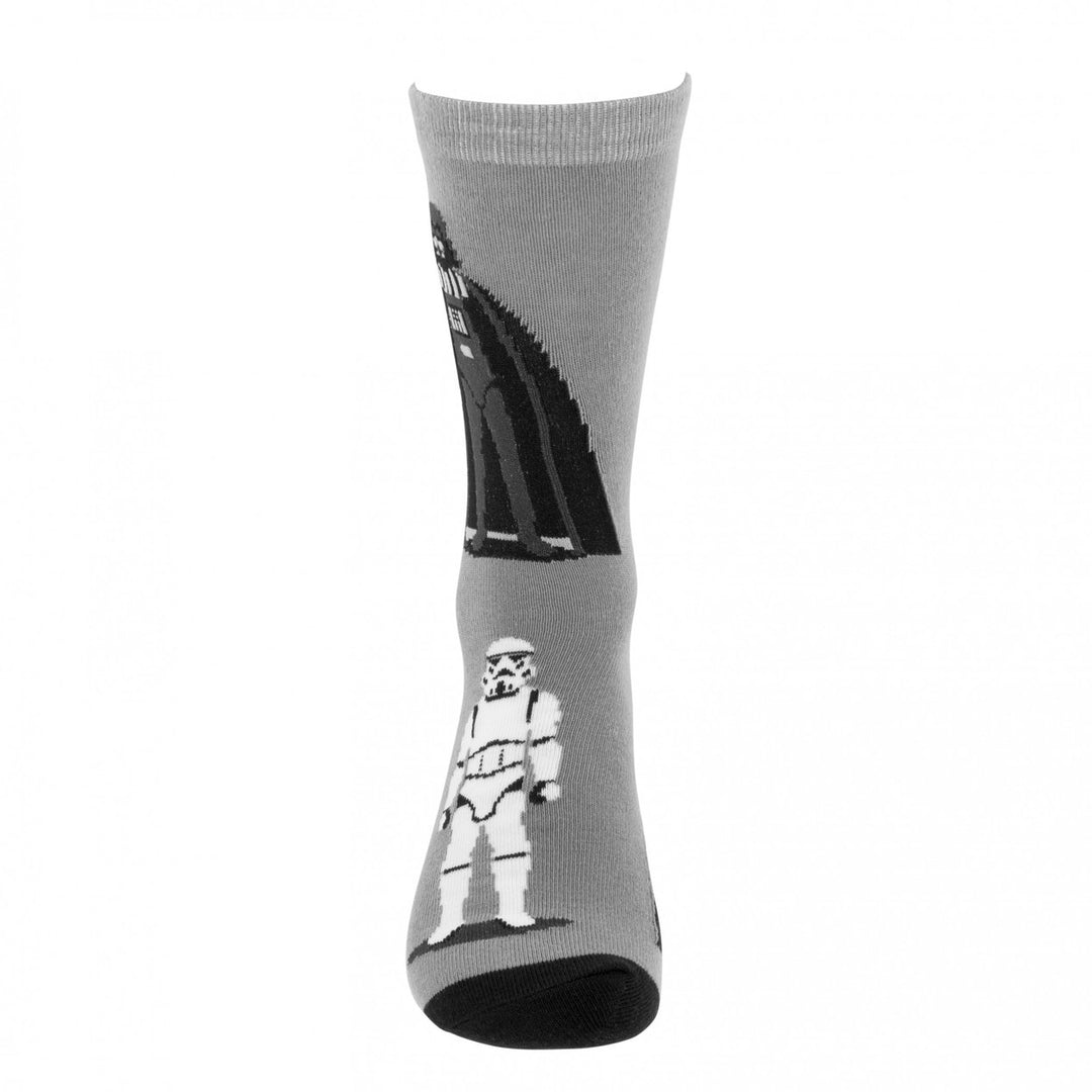 Star Wars Darth Vader and Stormtroopers Crew Socks Image 4