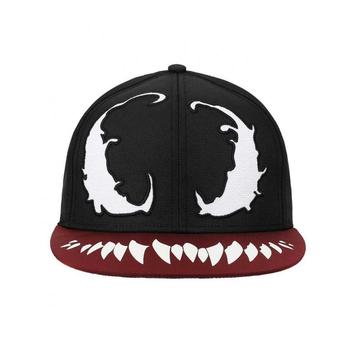 Venom Big Face Embroidered Snapback Hat Image 2