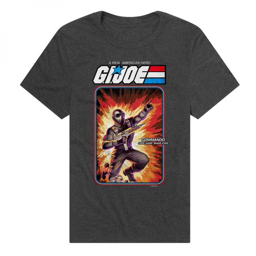 G.I. Joe Snake Eyes Commando Card Premium T-Shirt Image 1