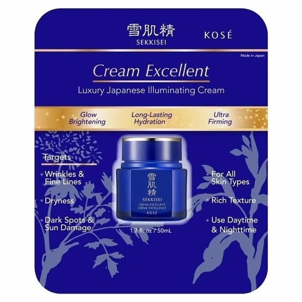 Sekkisei Cream Excellent Luxury Japanese Illuminating Cream 1.7 Fluid Ounce Image 3