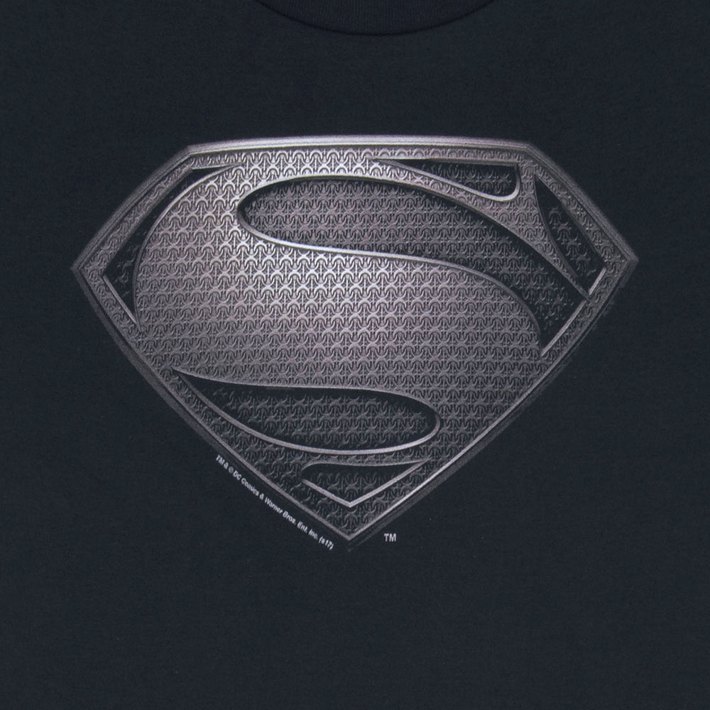 Superman Justice League Snyder Cut Black Symbol T-Shirt Image 2